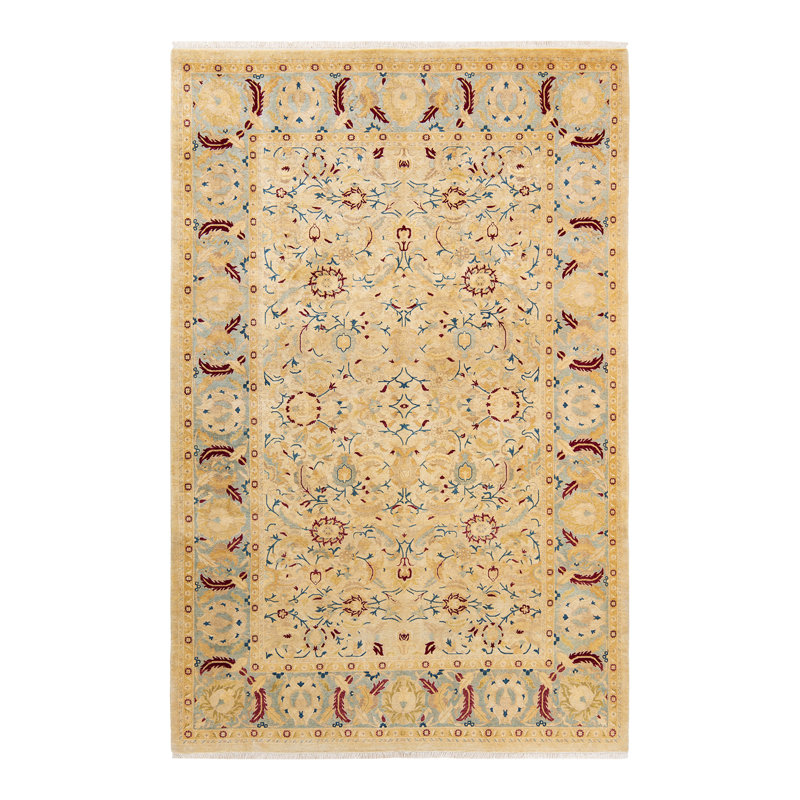 Classic One-of-a-Kind 6' 1" X 9' 3" Hand Knotted Area Rug
