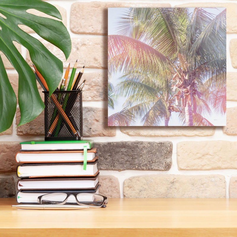"Epic Graffiti" Dream Palm 1 C "par Sue Schlabach, art mural sur toile, H 12 po x l 12 po x P 0,75 po