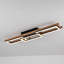 Imitation Wood Led Rectangle Flush Mount Light