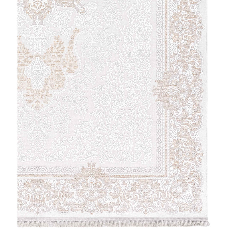 Tencel Oriental Indoor Rug, Rectangle 6'7" x 9'7"