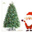 Lighted Artificial Pine Christmas Tree-1365200036