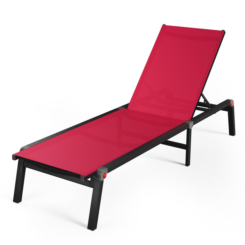 Aluminum Folding Outdoor Recliner Set, Adjustable Beach Lounge Chairs, Lightweight Portable Design for Patio, Camping, or Poolside Relaxation