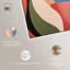 "Curved Planes I", reproduction d'art sur toile par Art Remedy, cadre blanc, 20 x 30-574565382-574565433
