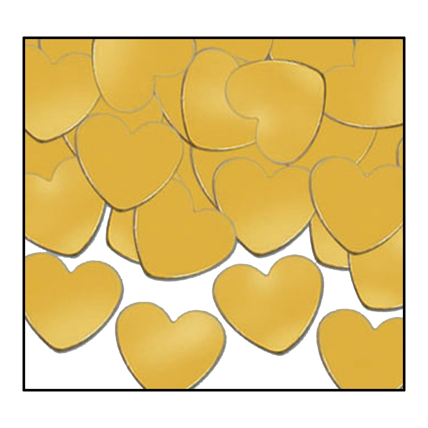 Beistle Fanci-Fetti Hearts Konfetti – Opaleszierend, 1 Unze, Für Hochzeit, Geburtstag & Feiern