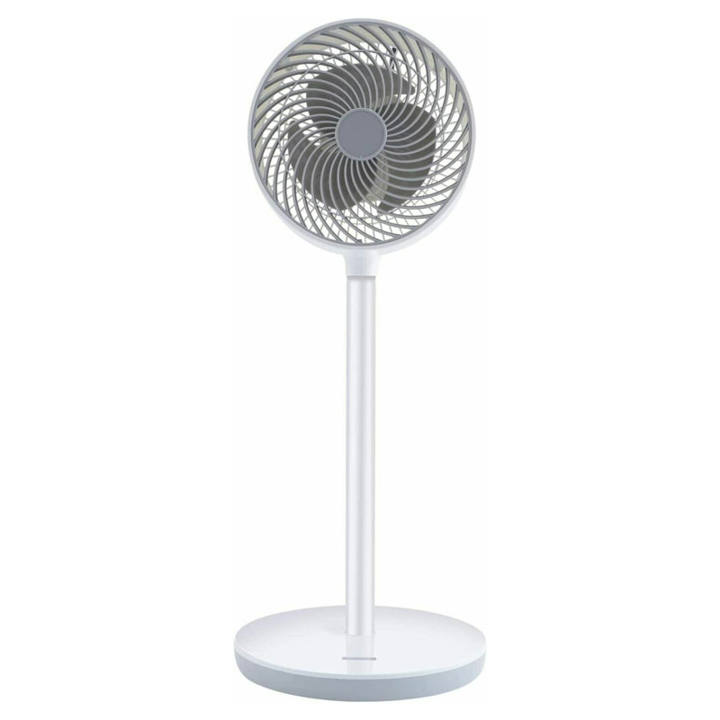 7 Inch Air Circulation Stand Fan For Room, Indoor,3 Speeds & 3 Modes, 15 Hours Timer,white