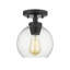Plafonnier semi-encastré 1 lumière 7,25 po Saltash-403443206-522887313