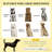Pet Bed,Elevated Portable Dog Cot