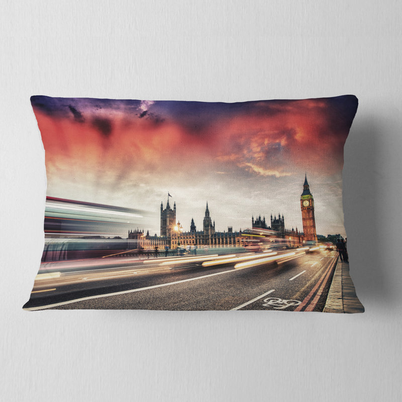 Coussin lombaire cityscape photo london westminster bridge