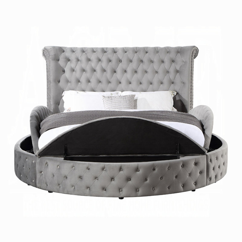 Grand lit Gaiva avec rangement, Grand