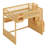 Wooden Loft Bed With Staircase And Wardrobe-1540464993