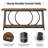 Creedyn 70.9'' Long Console Table Sofa Table with Storage-1659151169-1659151168