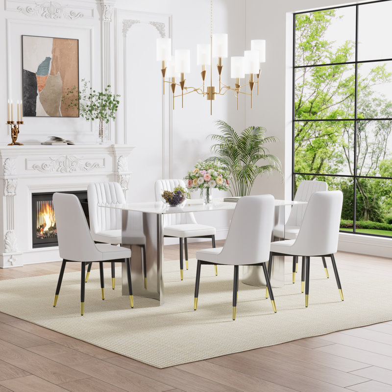 Ensemble repas pour 6 personnes Belarius, Blanc