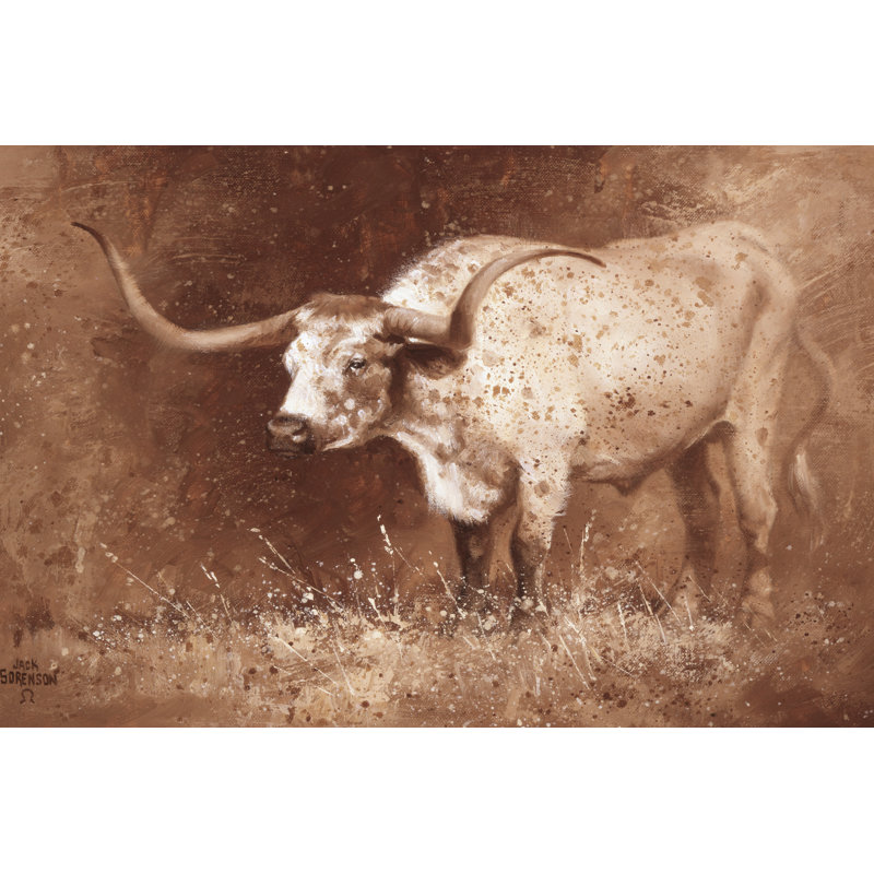 Sienna Speculation by Jack Sorenson - Wrapped Canvas Painting, 30cm H x 46cm W x 3.8cm D