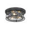 Plafonnier encastré circulaire simple à 3 lumières de 16 po Masuda-1731940475