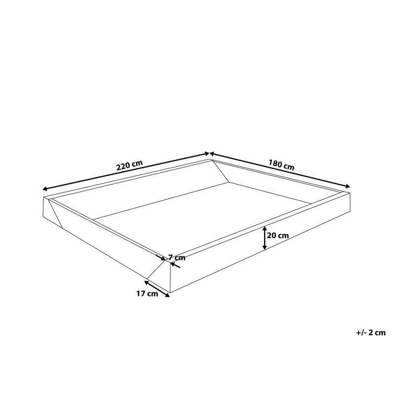 Frame, 180cm W x 220cm L