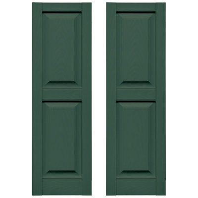 Builders Edge, deux panneaux égaux standards, volet à panneau surélevé simple
