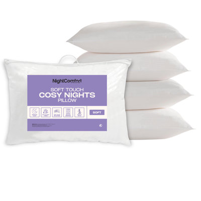NightComfort Cosy Nights Soft Support Microfibre Pillows