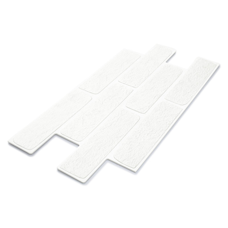 Carreau de mur en travertin 11,8 "x 23,6", Blanc