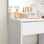 Dovewood Dressing Table with Mirror
