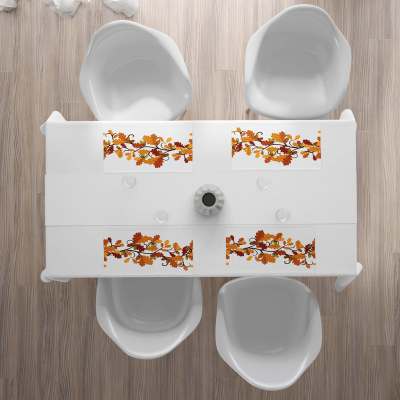 Polyester Floral Rectangle Placemat