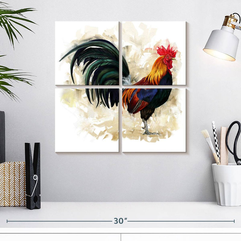 Brampt Proud Rooster, 18'' H x 18'' W