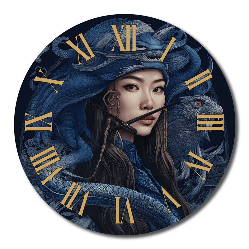 Horloge murale déesse Ainu, Très grand