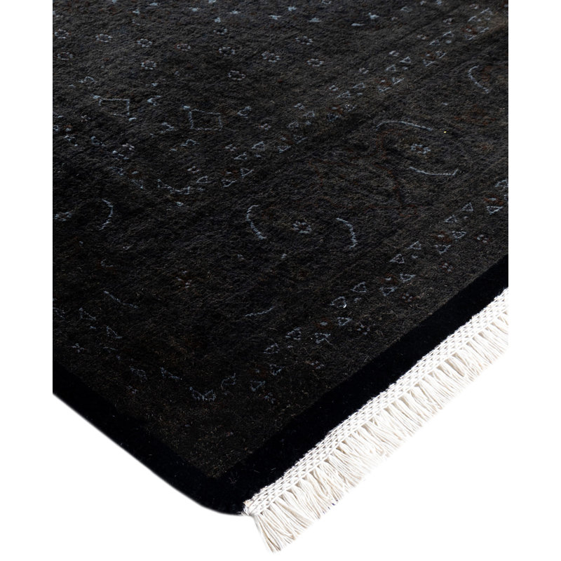Overdyed One-of-a-Kind 5' 7" X 10' 0" Hand Knotted Area Rug