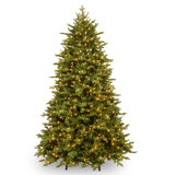 Princeton Deluxe Fraser 7.5' Green Fir Artificial Christmas Tree with 1000 Colored Lights with Stand