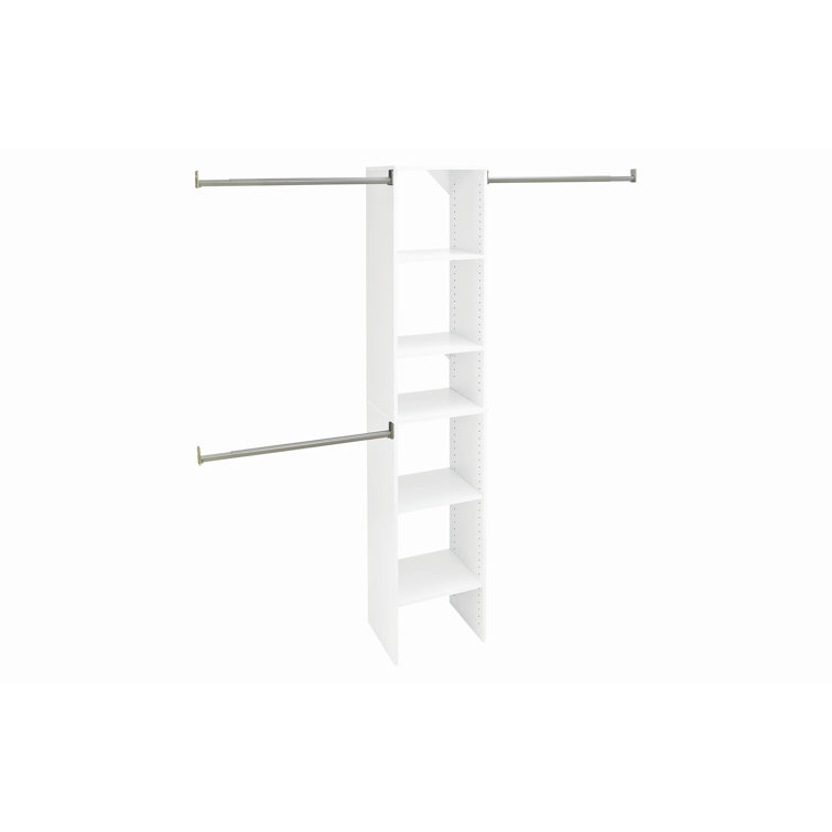 SuiteSymphony 77" to 113" Closet System Starter Kit