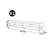 American style solid wood double-layer TV stand