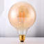 8W E27 Dimmable Globe Light Bulb Amber