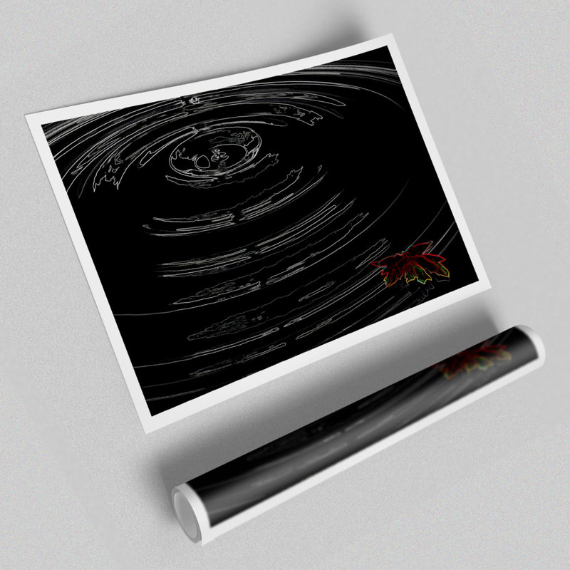 Ripples Abstract - No Frame Print, 59.4 cm H x 84.1 cm W