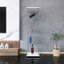 Vitrine à une porte avec 4 tablettes