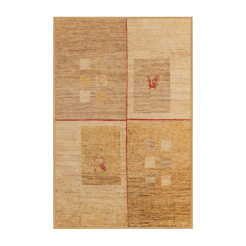 Abstract Indoor Rug, Rectangle 3' x 5'