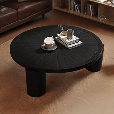 Table basse ronde légère et luxueuse