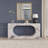 Console Table, Engineered Stone Finish