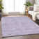 Premium Machine Washable Prisco Plum Rug
