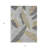3' X 5' Gray Beige And Ivory Floral Washable Indoor Outdoor Area Rug