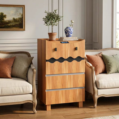 Robotic 4-Drawer Nightstand With Anti-Tip Safety