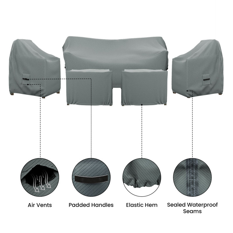 Patio Furniture Covers, Grey