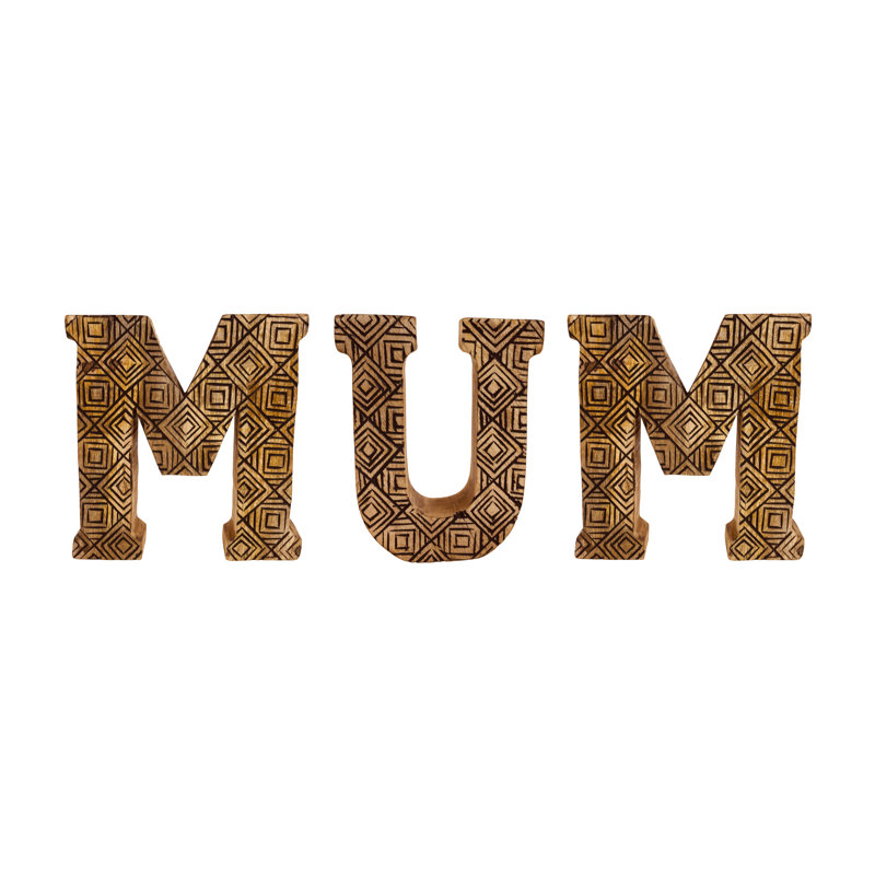 Communitea Text & Numbers Letter Block