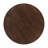 Round 53-inch Wood Dining Table Dark Walnut