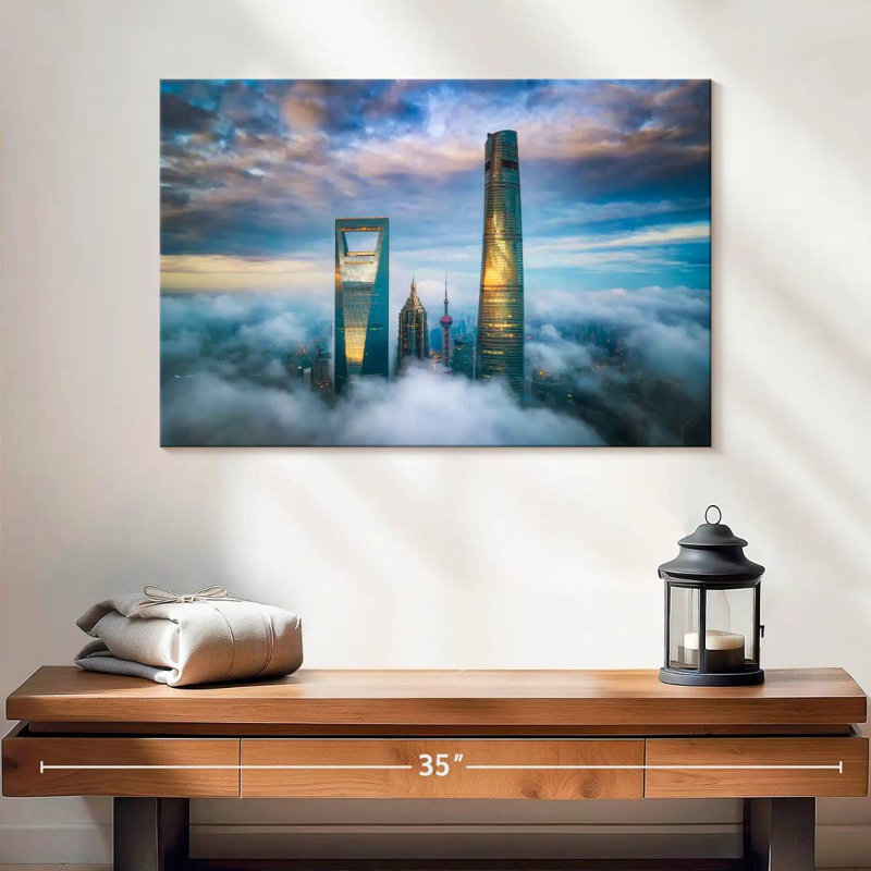 Lilie Lujiazui Skyscrapers, 16" H x 24" W