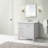 Brasby 37 " W Freestanding Standard 1 Single Vanity Bathroom Vanity With Engineered Stone Top-1357181075-1357181074