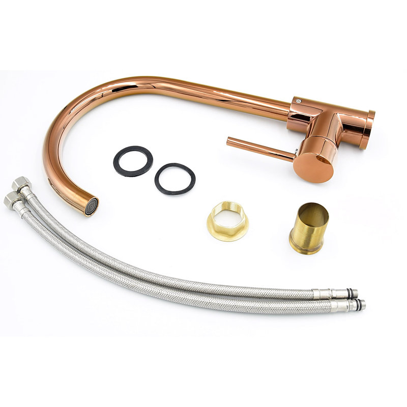 Fairmont Park Miss Kitchen Faucet, Golden Rose
