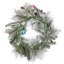 Couronne décorative en pin 27 po Snowy