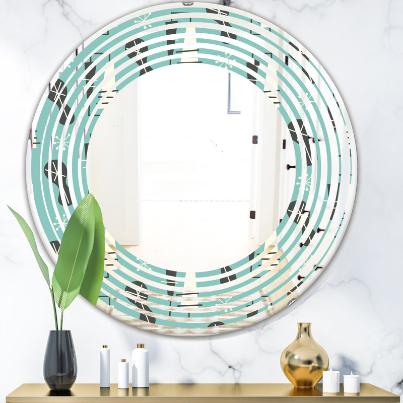 Miroir mural 1950 1950, H 24 po x l 24 po