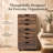 7-Drawer Mobile File Cabinet with Storage, Wood Storage Cabinet, Rolling Organizer for Office Supplies, Documents, Craft Materials, Home Office & Study-1790253054