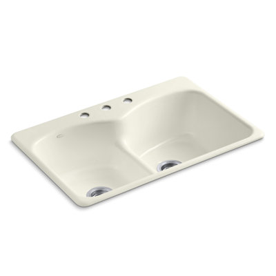 Langlade 33" L x 22" W Drop-In Kitchen Sink