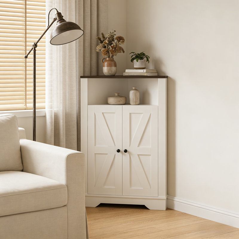 Armoire de coin Farmhouse